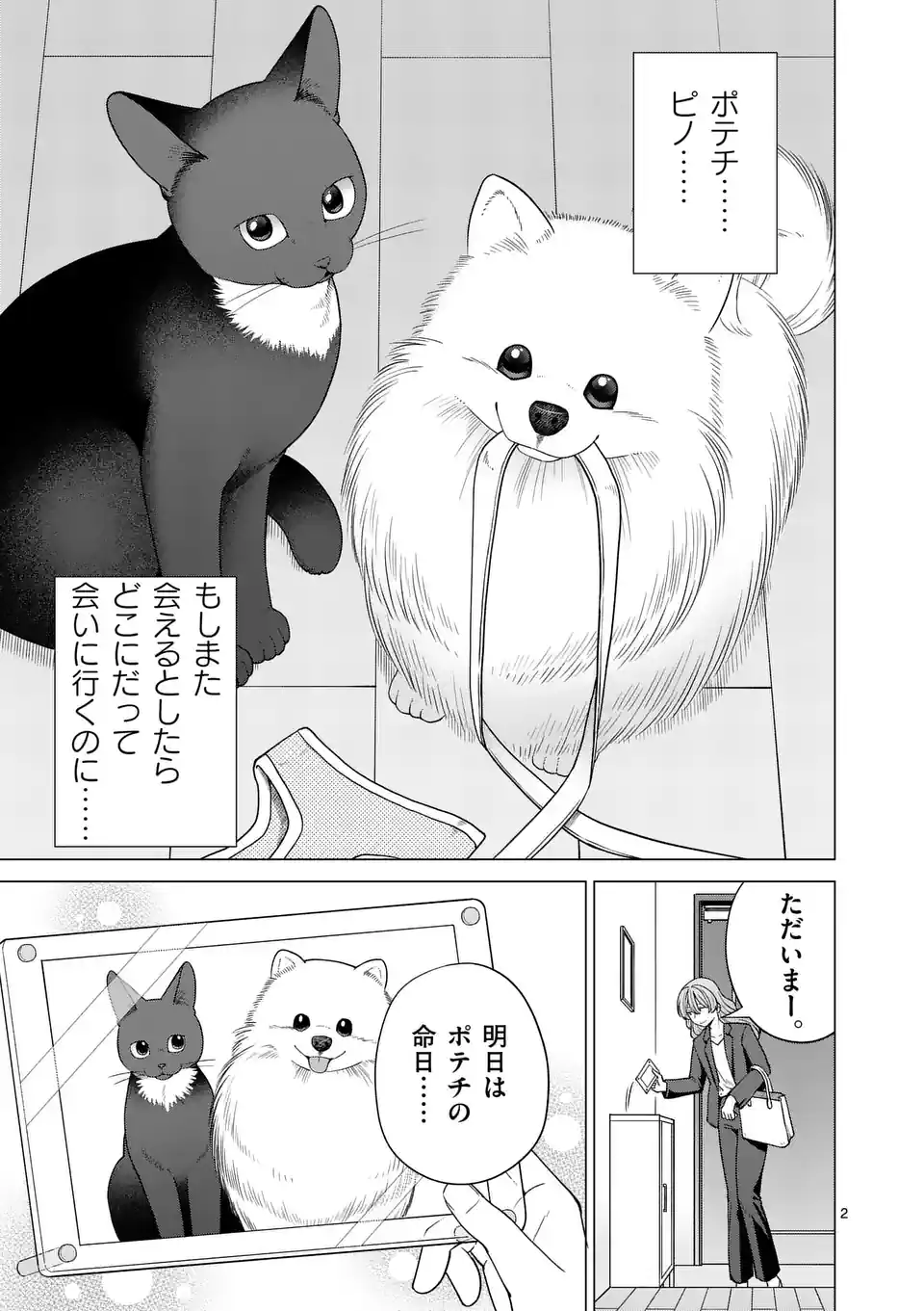 Isekai Pomeranian to Niji no Mofumofu Tabi - Chapter 1 - Page 2